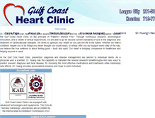 Tablet Screenshot of gulfcoastheartclinic.com
